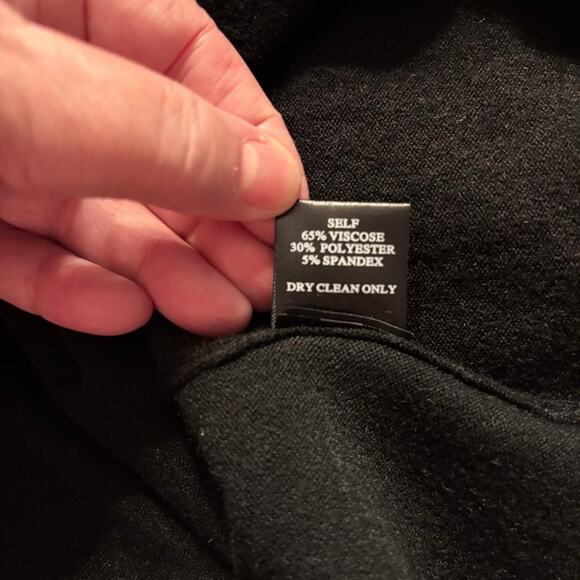 Lapis Open Cardigan Black Long Sleeve Women's Size XL Drape - Picture 5 of 10